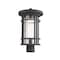 Z-Lite Jordan 1 Light Outdoor Post Mount Fixture, Oil Rubbed Bronze And Clear Seedy 570PHB-ORB - alternate 4